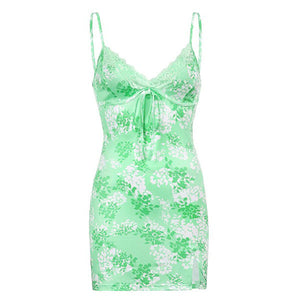 VILZSTUDIOS Chic floral slip dress for women