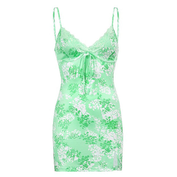 VILZSTUDIOS Chic floral slip dress for women