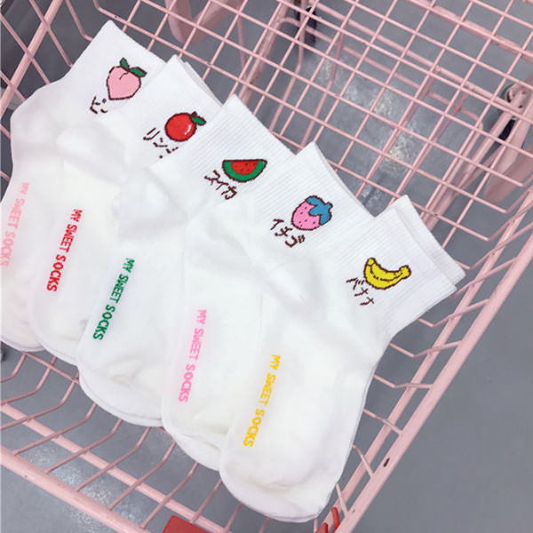 VILZSTUDIOS Socks featuring a playful fruit design