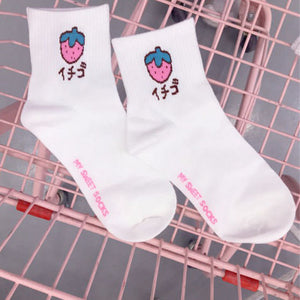 VILZSTUDIOS Socks featuring a playful fruit design