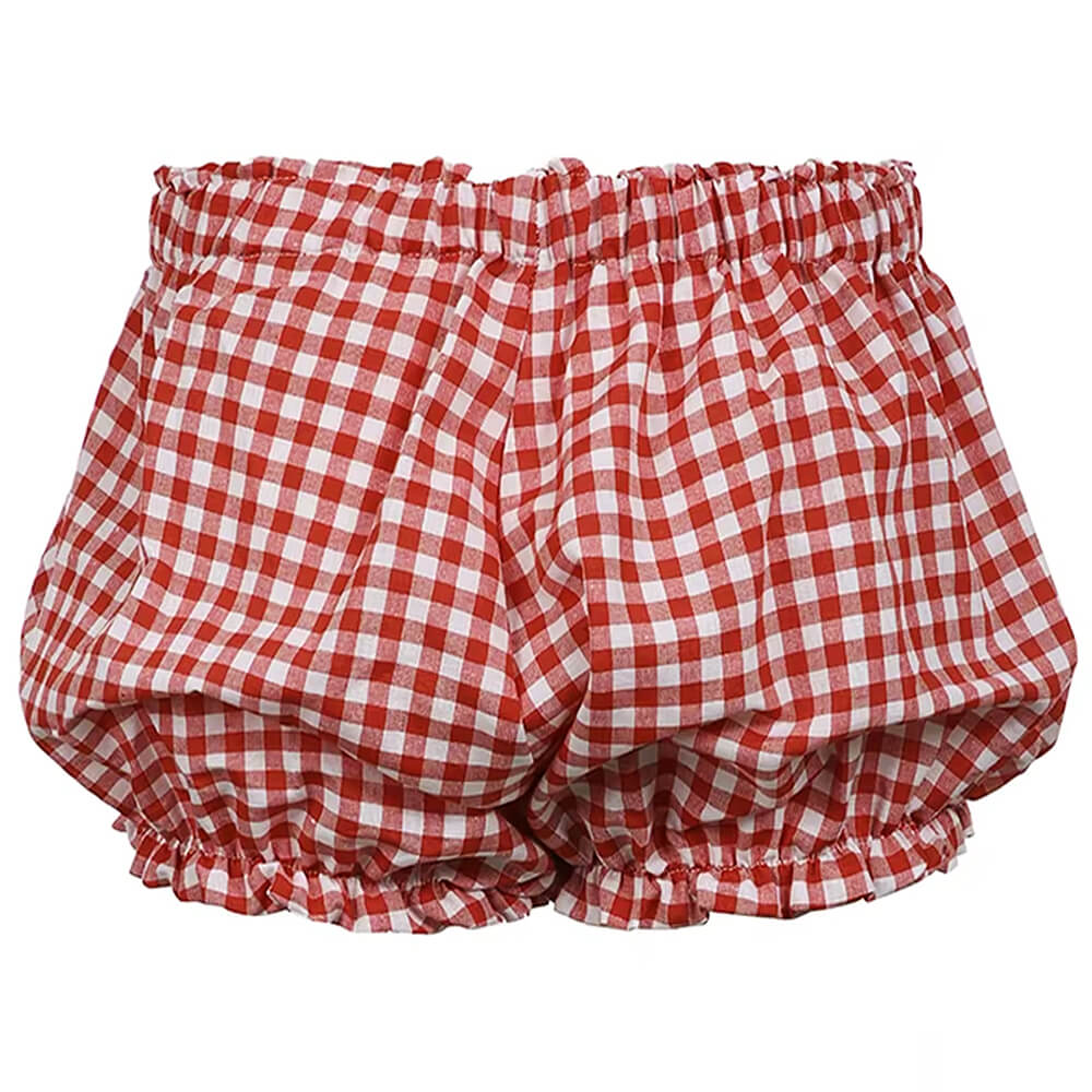 VILZSTUDIOS Chic gingham picnic shorts from VILZSTUDIOS