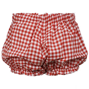 VILZSTUDIOS Chic gingham picnic shorts from VILZSTUDIOS