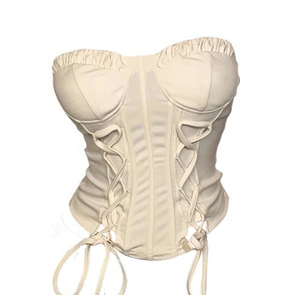 VILZSTUDIOS Stylish lace up corset for women's fashion