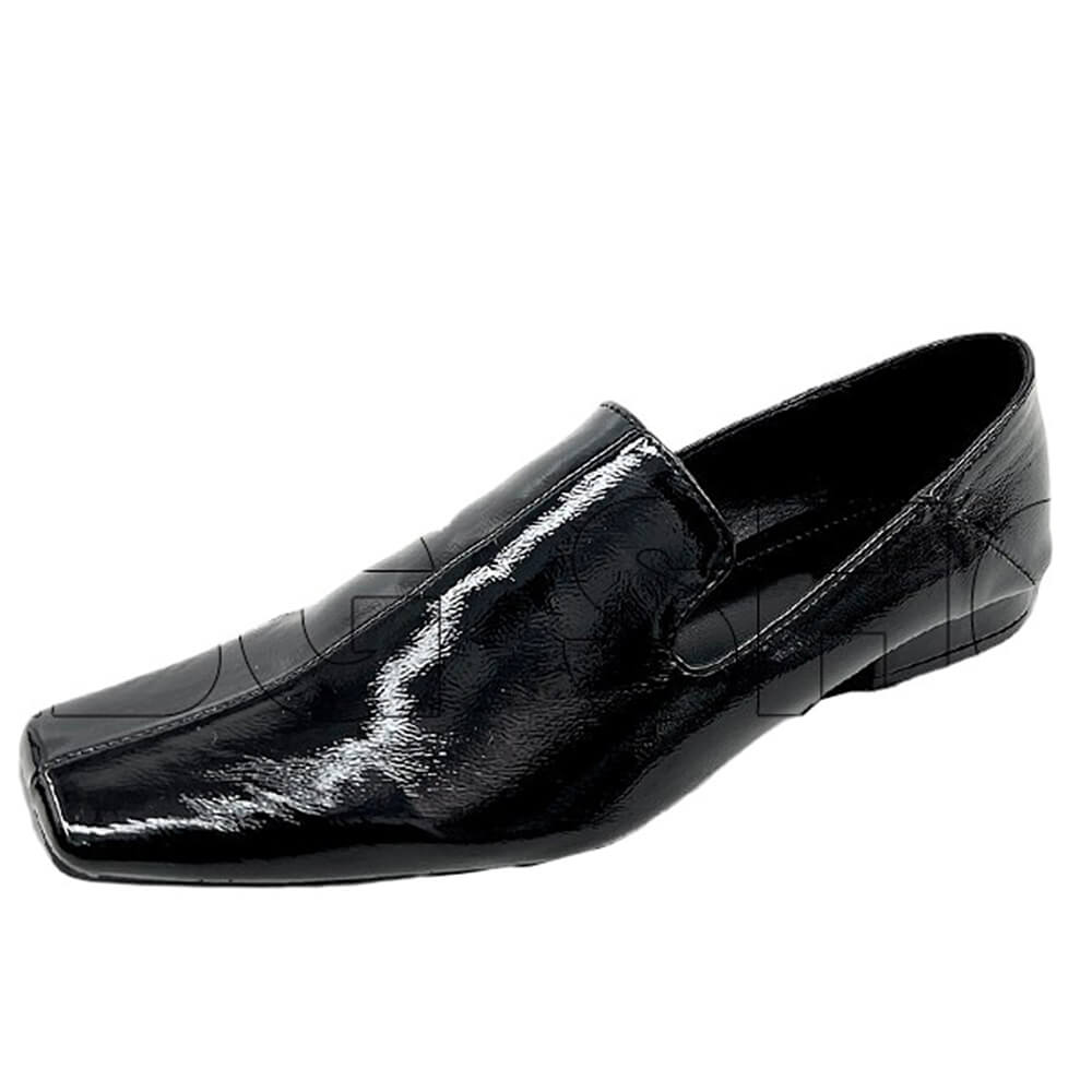 VILZSTUDIOS Chic square toe flat loafers in various colors