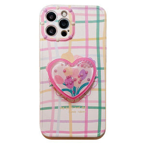 VILZSTUDIOS Stylish grid pattern iPhone case