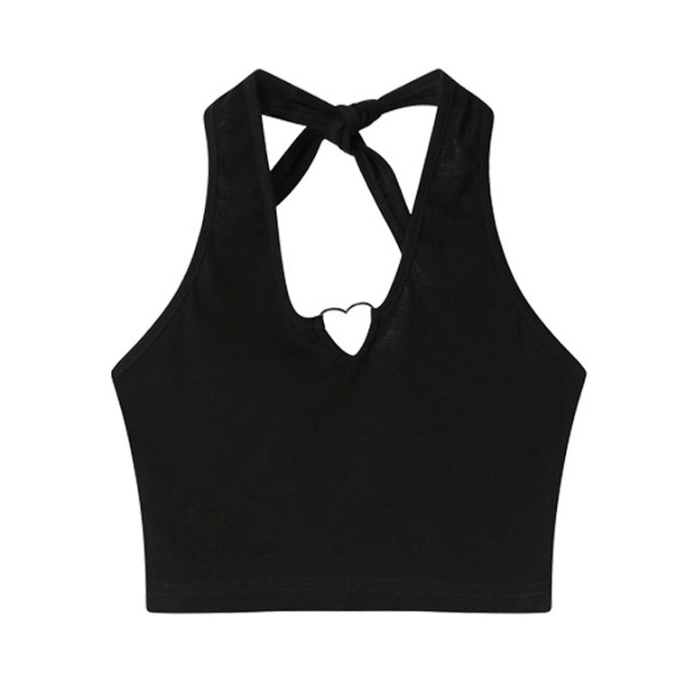 VILZSTUDIOS Chic heart cutout halter top from VILZSTUDIOS