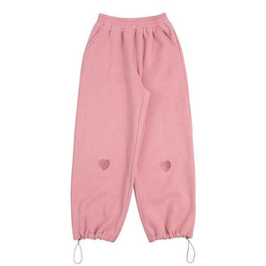 VILZSTUDIOS Stylish joggers with heart design for casual wear