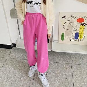 VILZSTUDIOS Stylish joggers with heart design for casual wear