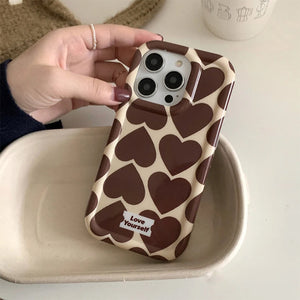VILZSTUDIOS Stylish heart phone case for protection and fashion