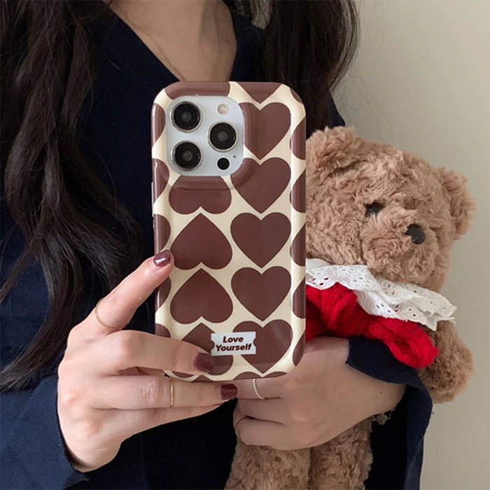 VILZSTUDIOS Stylish heart phone case for protection and fashion