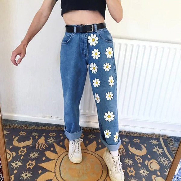 VILZSTUDIOS Stylish high-waisted mom jeans