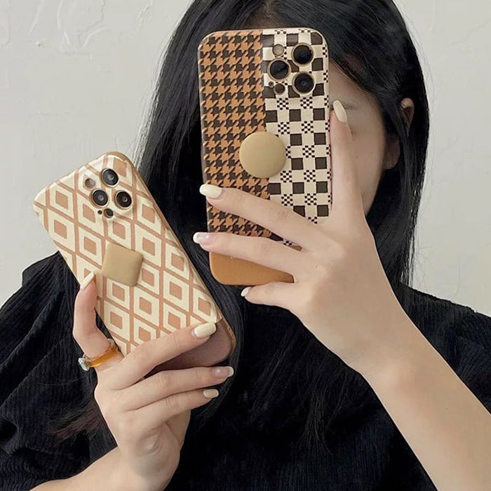 VILZSTUDIOS Stylish houndstooth iPhone case