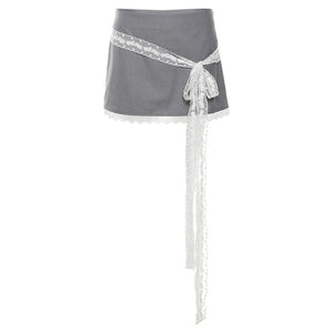 VILZSTUDIOS Chic lace bow skirt from VILZSTUDIOS