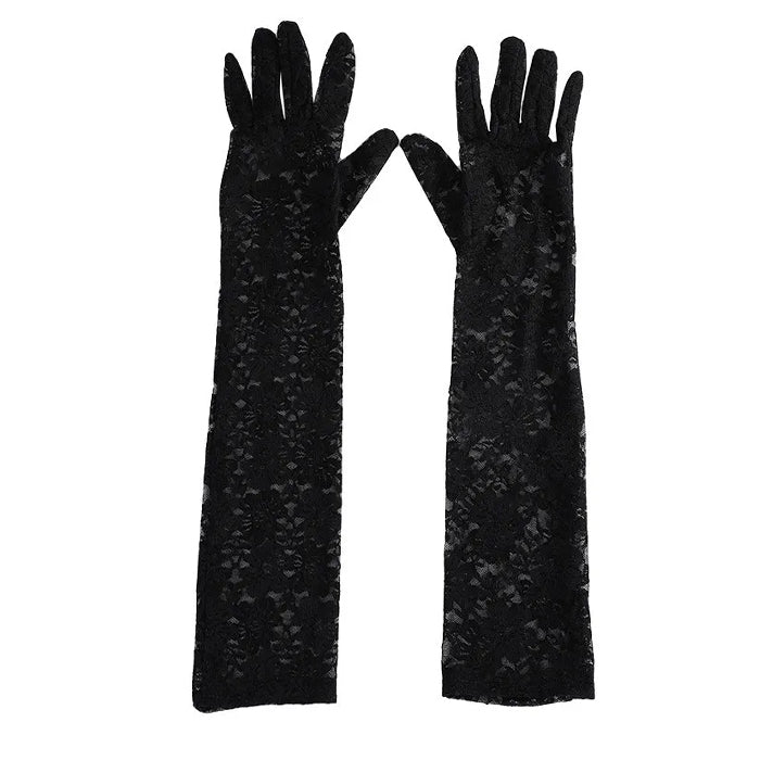 VILZSTUDIOS Chic lace long gloves product image