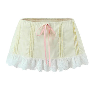 VILZSTUDIOS Chic lace mini skirt and summer co-ord outfit