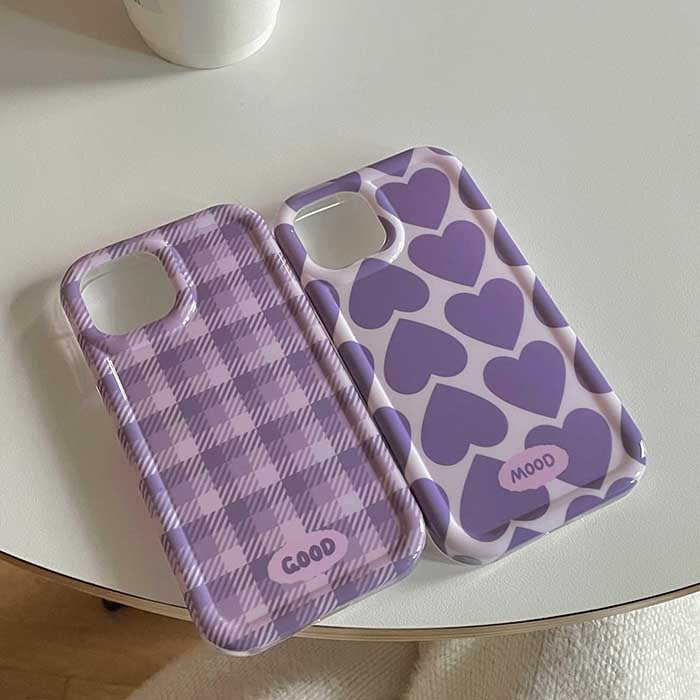 VILZSTUDIOS Stylish lavender phone case for iPhone