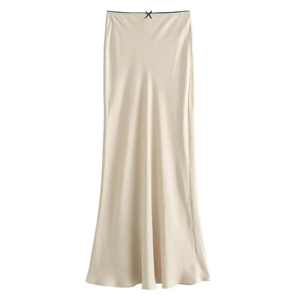 VILZSTUDIOS Satin maxi skirt for women