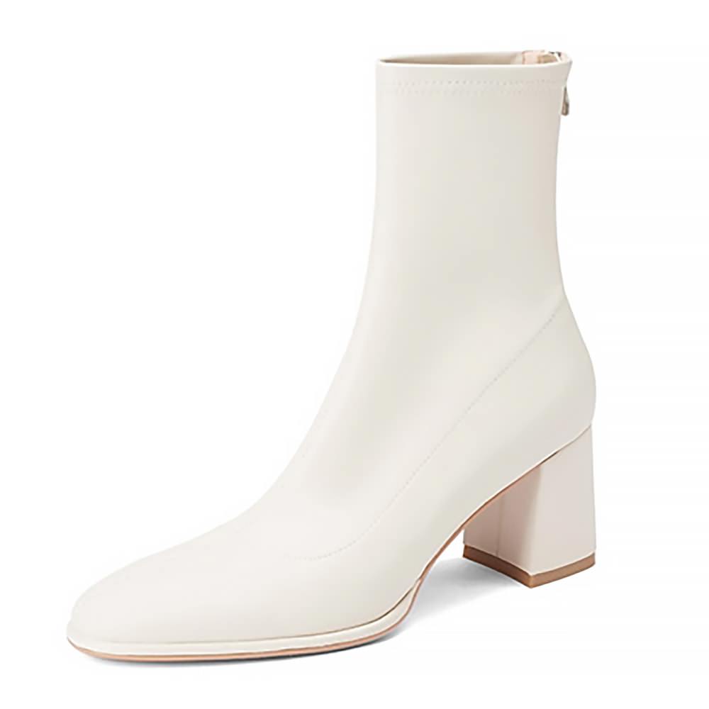 VILZSTUDIOS Stylish minimalist block heel boots for everyday wear