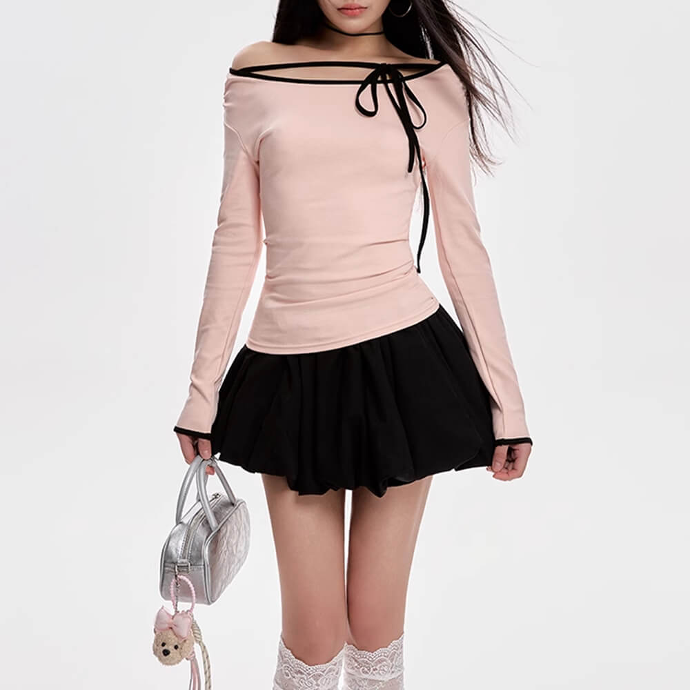 VILZSTUDIOS Chic off-shoulder top from VILZSTUDIOS