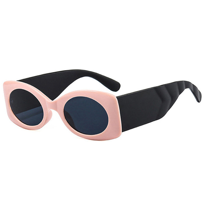 VILZSTUDIOS Stylish oval frame sunglasses with tinted lenses