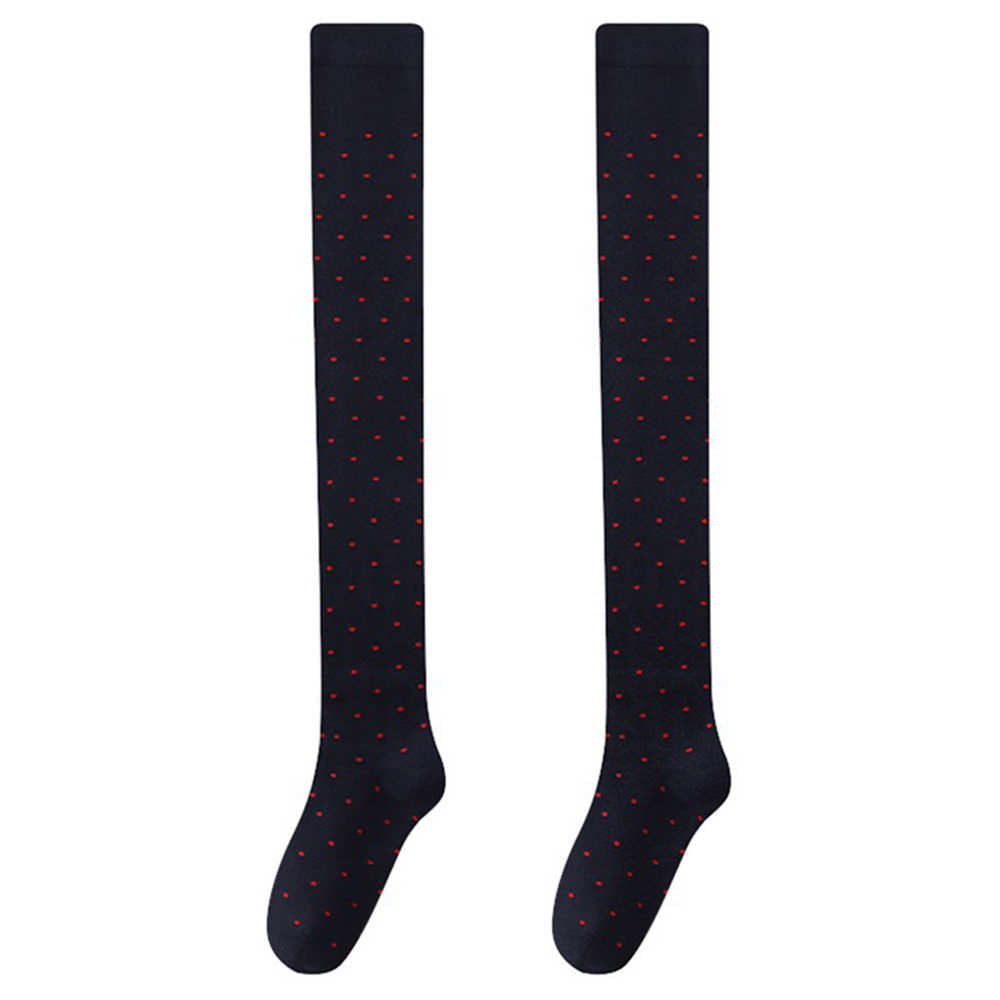 VILZSTUDIOS Stylish over-the-knee stockings with polka dots