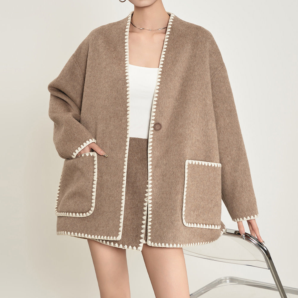 VILZSTUDIOS Chic oversized knit co-ord set for stylish layering