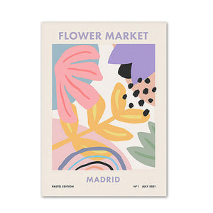 VILZSTUDIOS Danish pastel canvas wall art posters for home decor