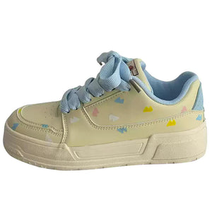 VILZSTUDIOS stylish pastel patterned sneakers
