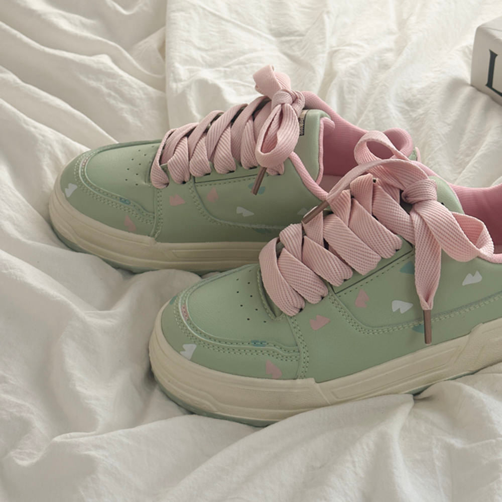 VILZSTUDIOS stylish pastel patterned sneakers