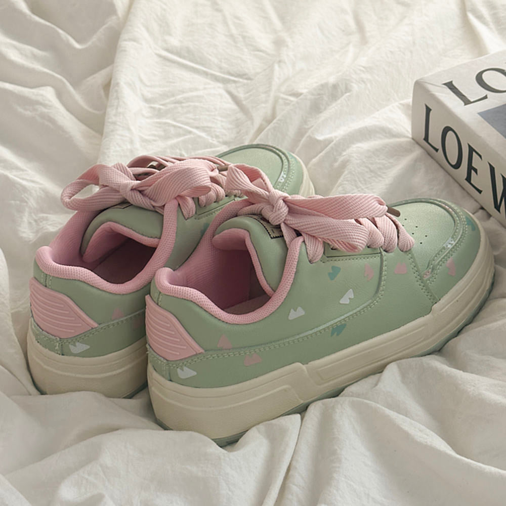 VILZSTUDIOS stylish pastel patterned sneakers