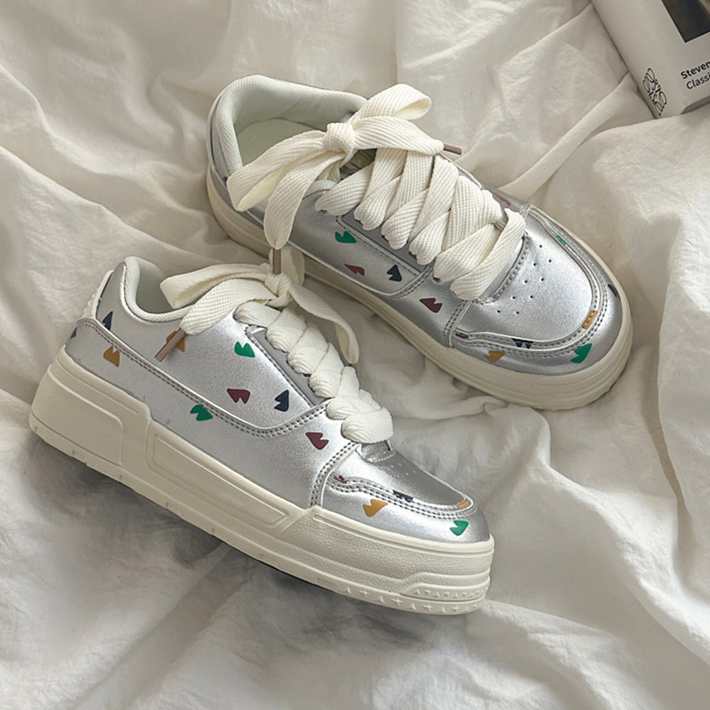 VILZSTUDIOS stylish pastel patterned sneakers