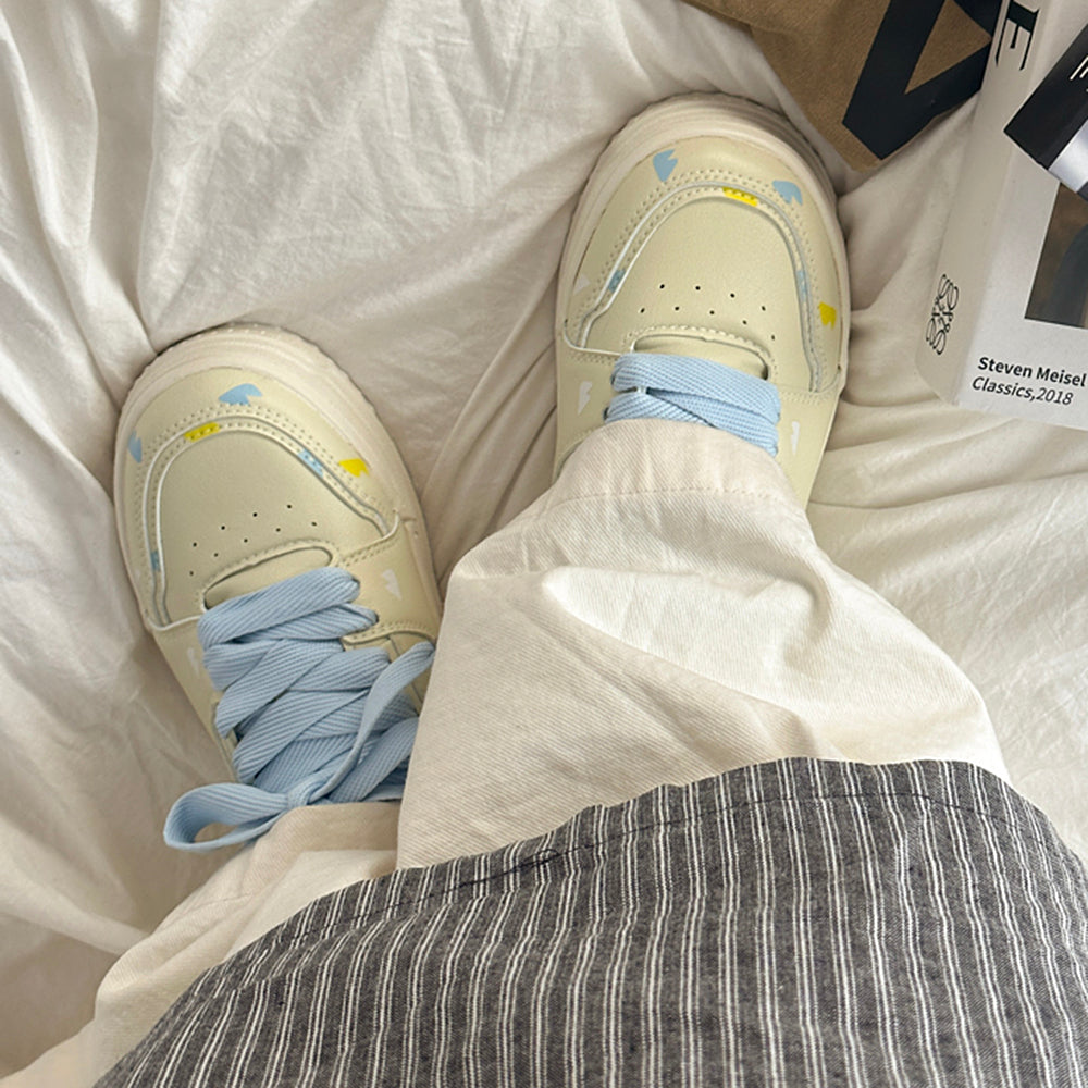 VILZSTUDIOS stylish pastel patterned sneakers