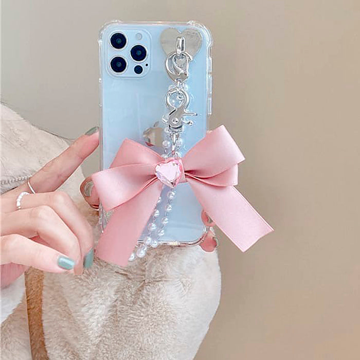 VILZSTUDIOS Stylish pearl chain phone case