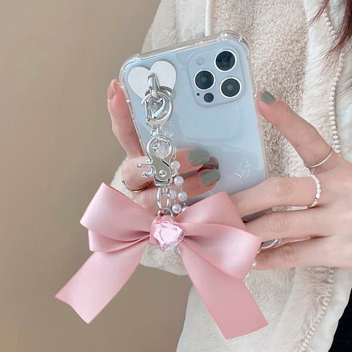 VILZSTUDIOS Stylish pearl chain phone case