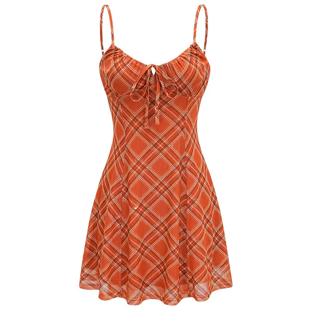 VILZSTUDIOS Chic plaid mini dress from VILZSTUDIOS