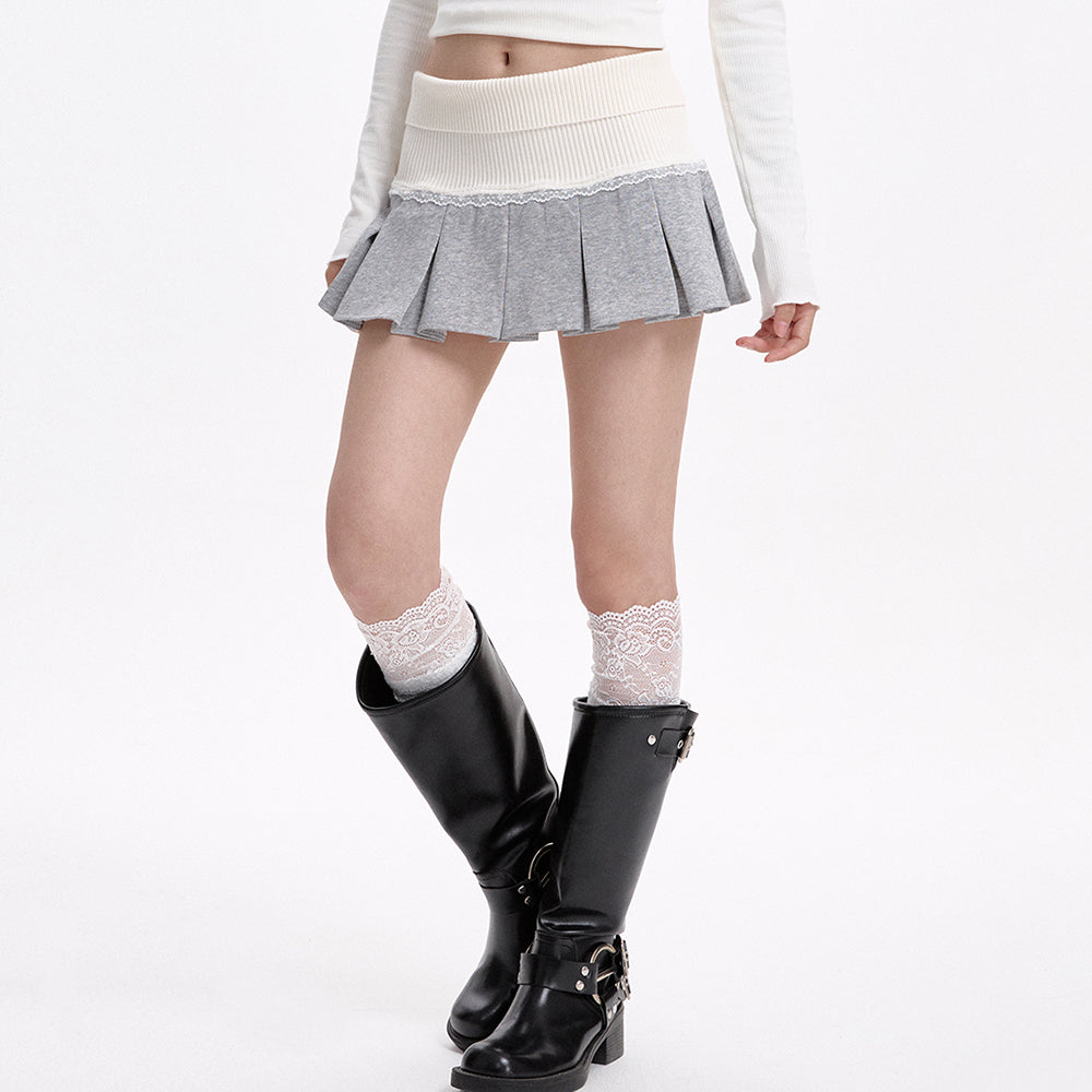 VILZSTUDIOS Chic pleated mini skirt for fashionable outfits