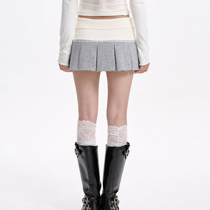 VILZSTUDIOS Chic pleated mini skirt for fashionable outfits