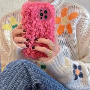 VILZSTUDIOS Stylish plush iPhone case for protection