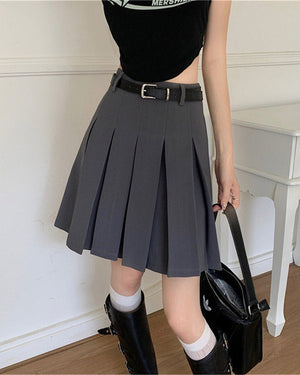 VILZSTUDIOS Chic pleated knee-length skirt for stylish outfits