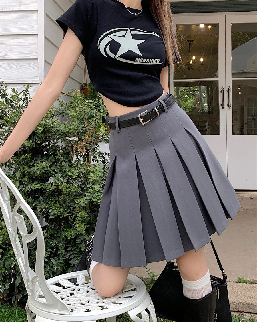 VILZSTUDIOS Chic pleated knee-length skirt for stylish outfits