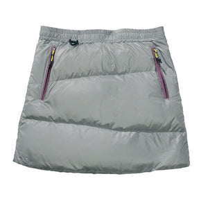 VILZSTUDIOS Fashionable puffer mini skirt with quilted design