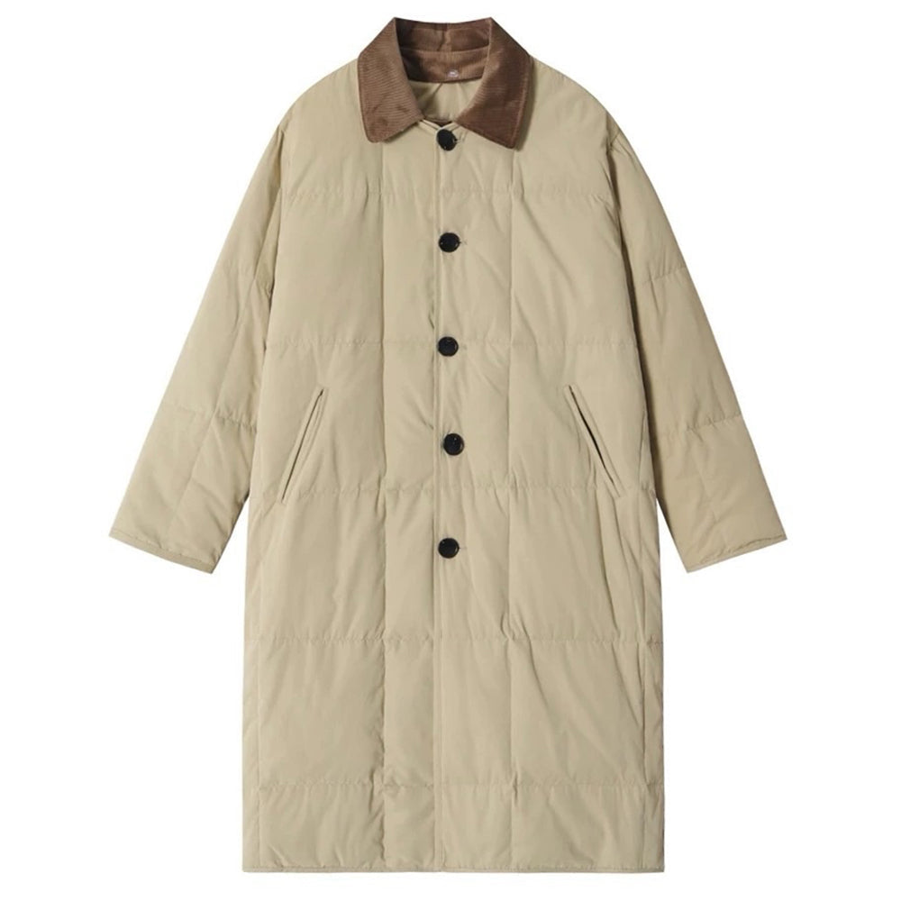 VILZSTUDIOS Chic longline quilted coat for stylish winter wear