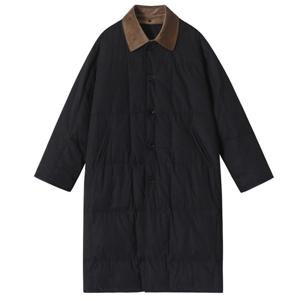 VILZSTUDIOS Chic longline quilted coat for stylish winter wear
