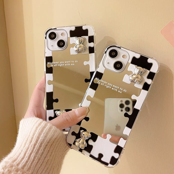 VILZSTUDIOS Stylish puzzle mirror iPhone case design