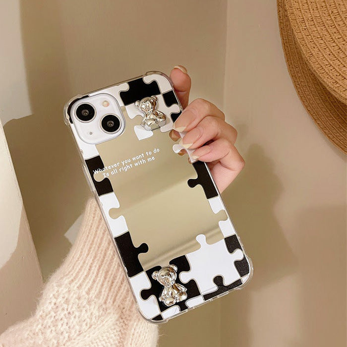 VILZSTUDIOS Stylish puzzle mirror iPhone case design