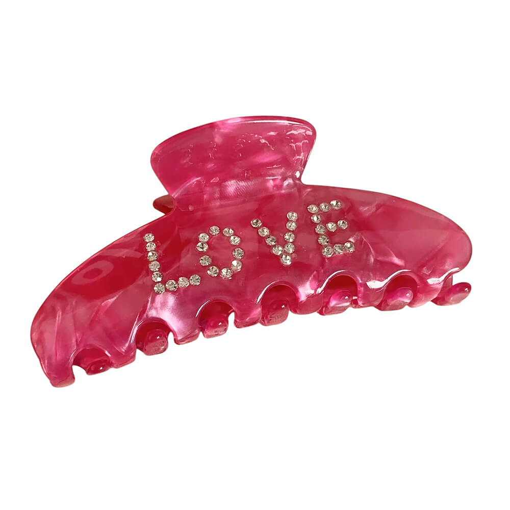 VILZSTUDIOS Chic Rhinestone Love Claw