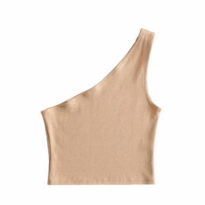 VILZSTUDIOS Stylish ribbed tropical top from VILZSTUDIOS