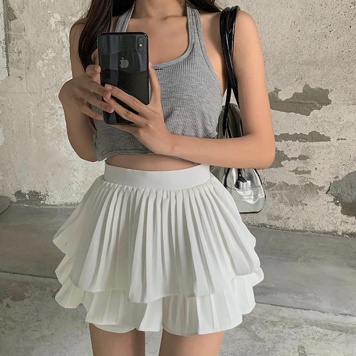 VILZSTUDIOS Chic ruffle mini skirt from VILZSTUDIOS