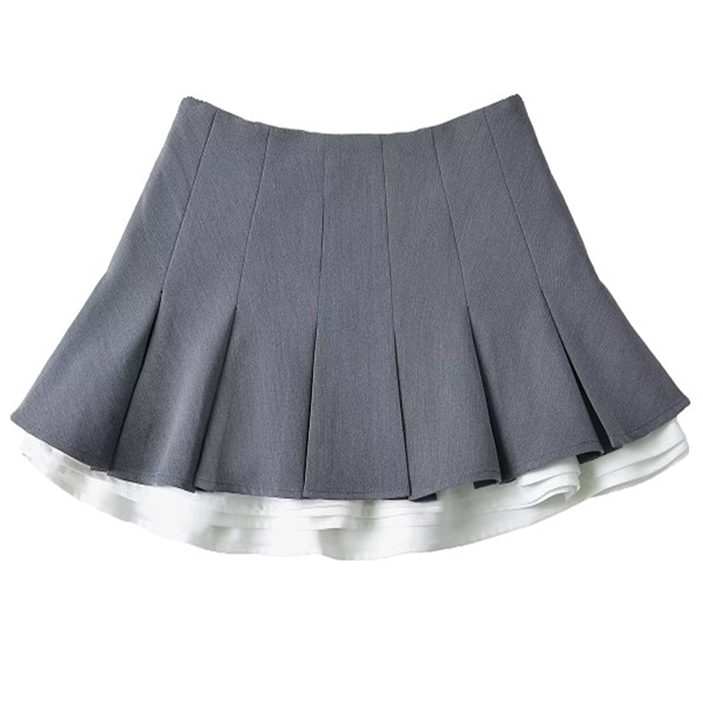 VILZSTUDIOS Chic ruffled mini pleated skirt from VILZSTUDIOS