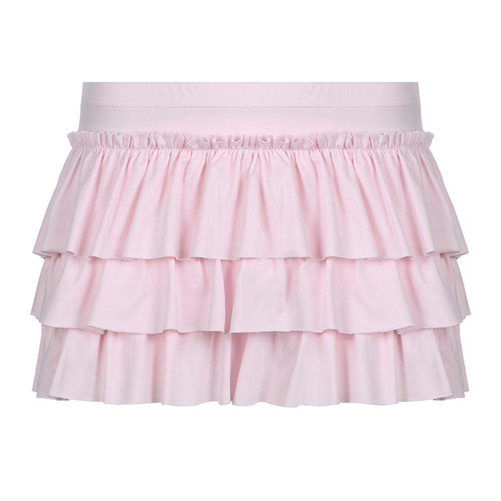 VILZSTUDIOS Stylish mini skort with ruffled design